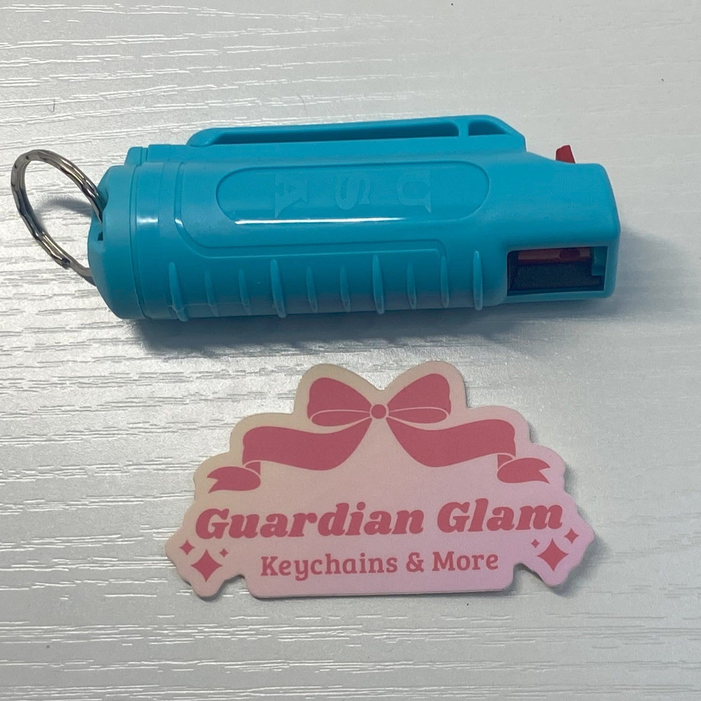 Light Blue Hardcase Pepper Spray