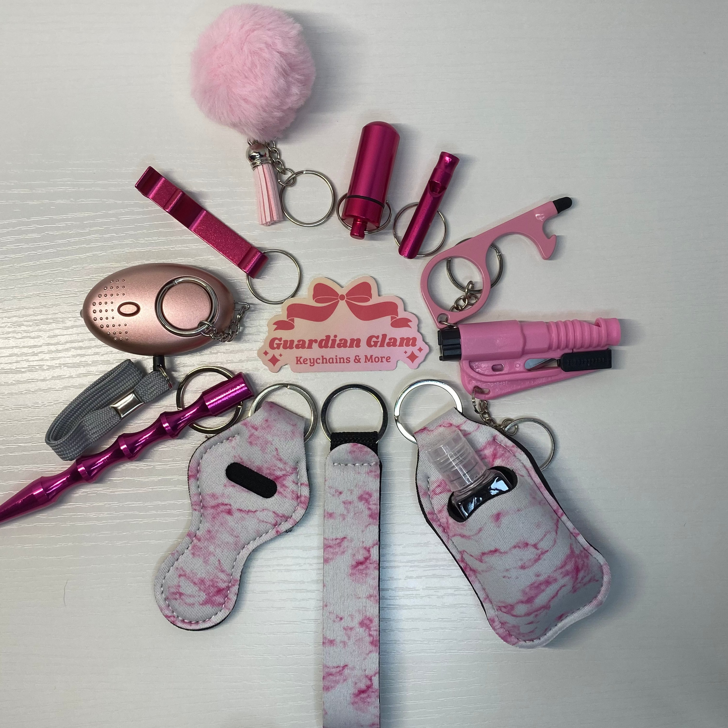Pink 10 Piece Safety Set