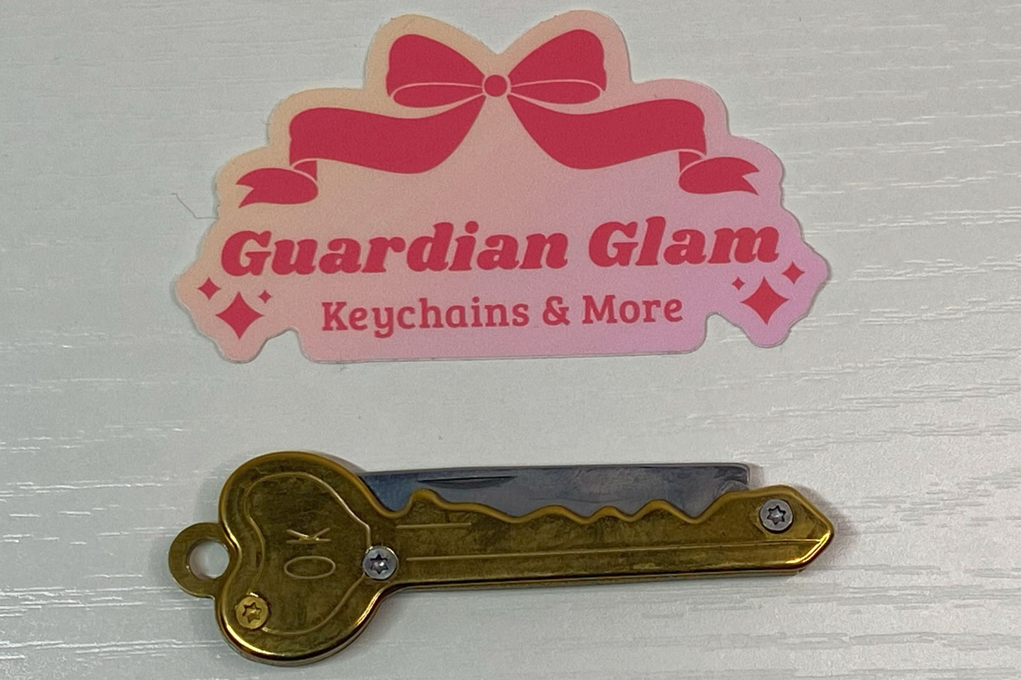 Gold Keyblade Heart 