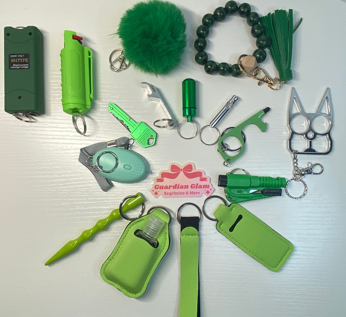 X-Large 16 Piece Safety Set Green 